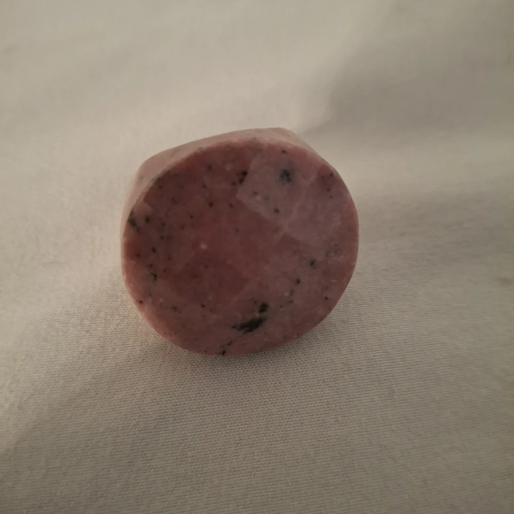 Women's Rhodocrosite Faceted Ring
